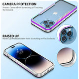 Durable Aluminium Frame Soft TPU Shockproof Case For iPhone