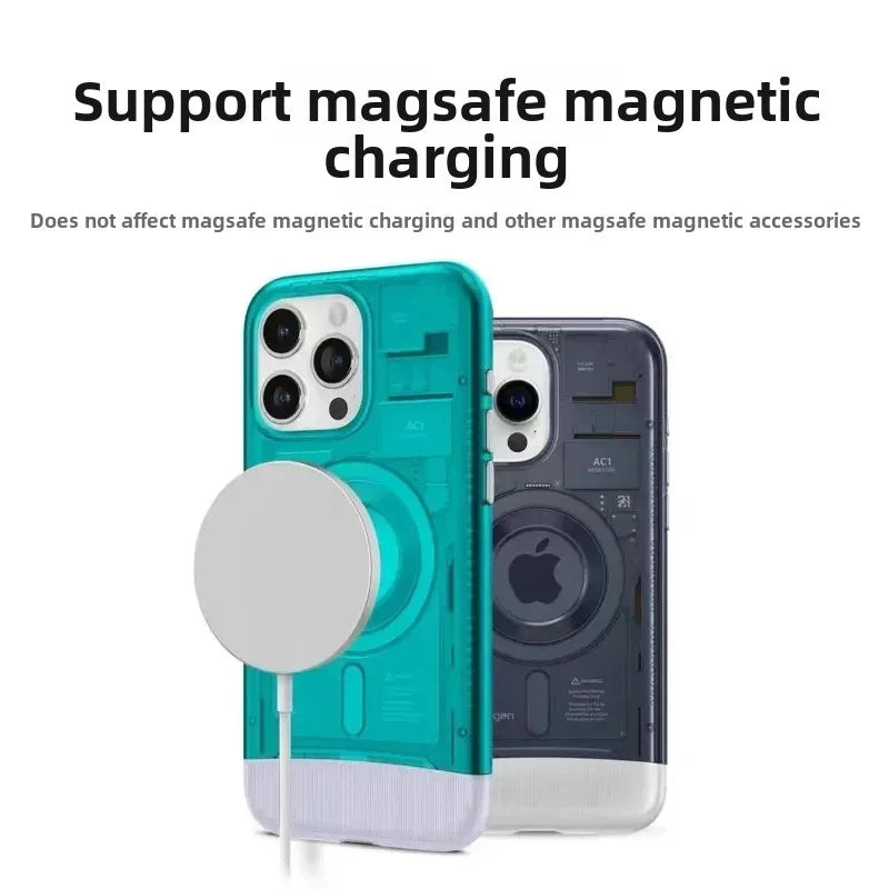 Shockproof Magnetic Hard Shell Protective Case for iphone