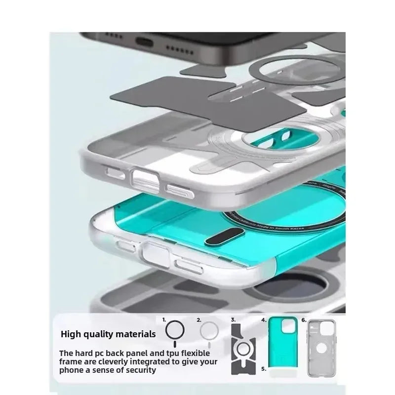 Shockproof Magnetic Hard Shell Protective Case for iphone