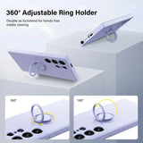 Silicone Magnetic Ring Holder Case For Samsung