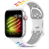 Sport Strap For Apple Watch Bands Silicone Bracelet IWatch Series Ultra 10 9 8 SE 7 3 Band