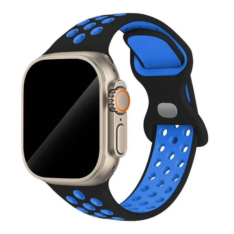 Sport Strap For Apple Watch Bands Silicone Bracelet IWatch Series Ultra 10 9 8 SE 7 3 Band