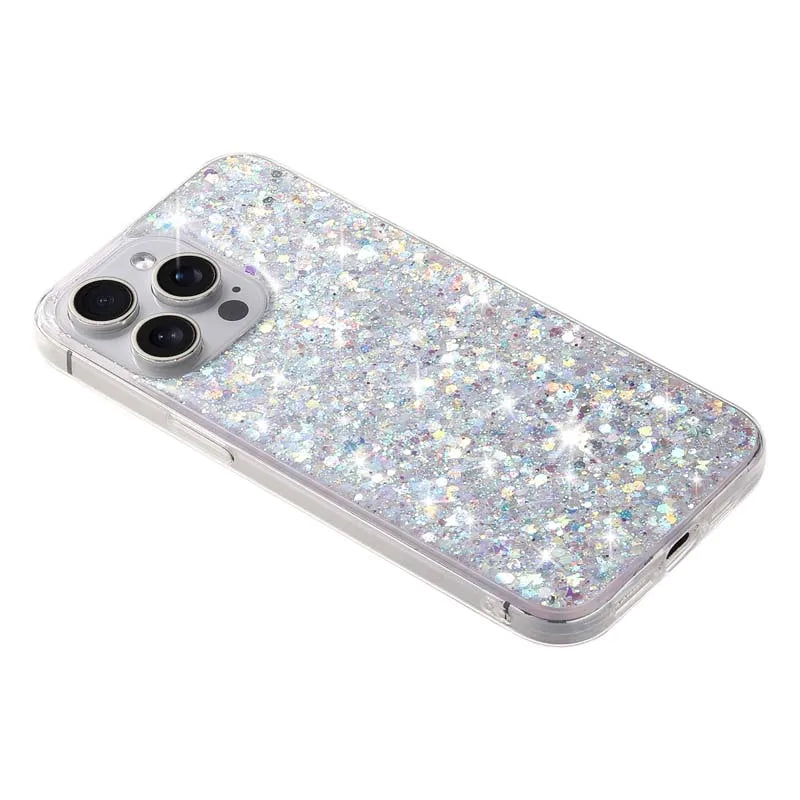 Starry Glitter Pink Sequin Phone Case For IPhone