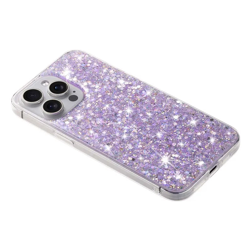 Starry Glitter Pink Sequin Phone Case For IPhone