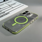 Bumper Shockproof Clear Magnetic Lens Protective Case for iPhone