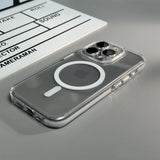 Bumper Shockproof Clear Magnetic Lens Protective Case for iPhone