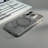 Bumper Shockproof Clear Magnetic Lens Protective Case for iPhone