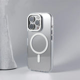 Transparent Magnetic Invisible Lens Clear Non-slip Case for iPhone