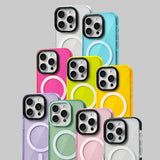 Transparent Neon Color Soft Silicone Bumper Case for iPhone