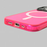 Transparent Neon Color Soft Silicone Bumper Case for iPhone