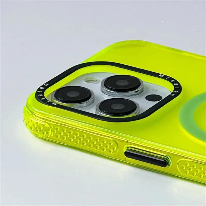 Trendy Neon Colorful Magnetic Case For iPhone