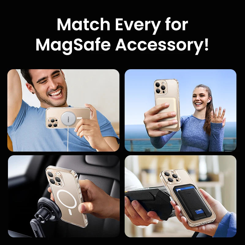 Magnetic Shockproof  Magsafe TPU Case for iPhone