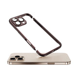 Ultra Thin Colour PC Frame Edge Protection Case For iPhone