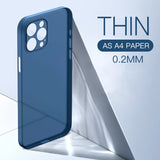 Ultra Thin Slim Clear PP Case For iPhone