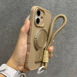 Armor Wristband Strap  Magnetic Holder Wireless Case for iPhone