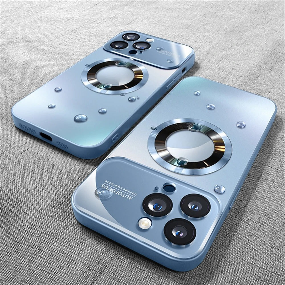 Camera Glass Film Magnetic Magsafe Case for iPhone