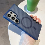 Matte Frosted Magnetic Magsafe Translucent Case For Samsung
