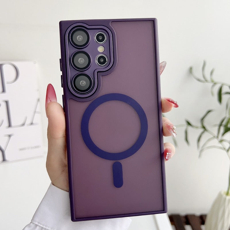 Skin-Friendly Magnetic Shockproof Phone Case for Samsung