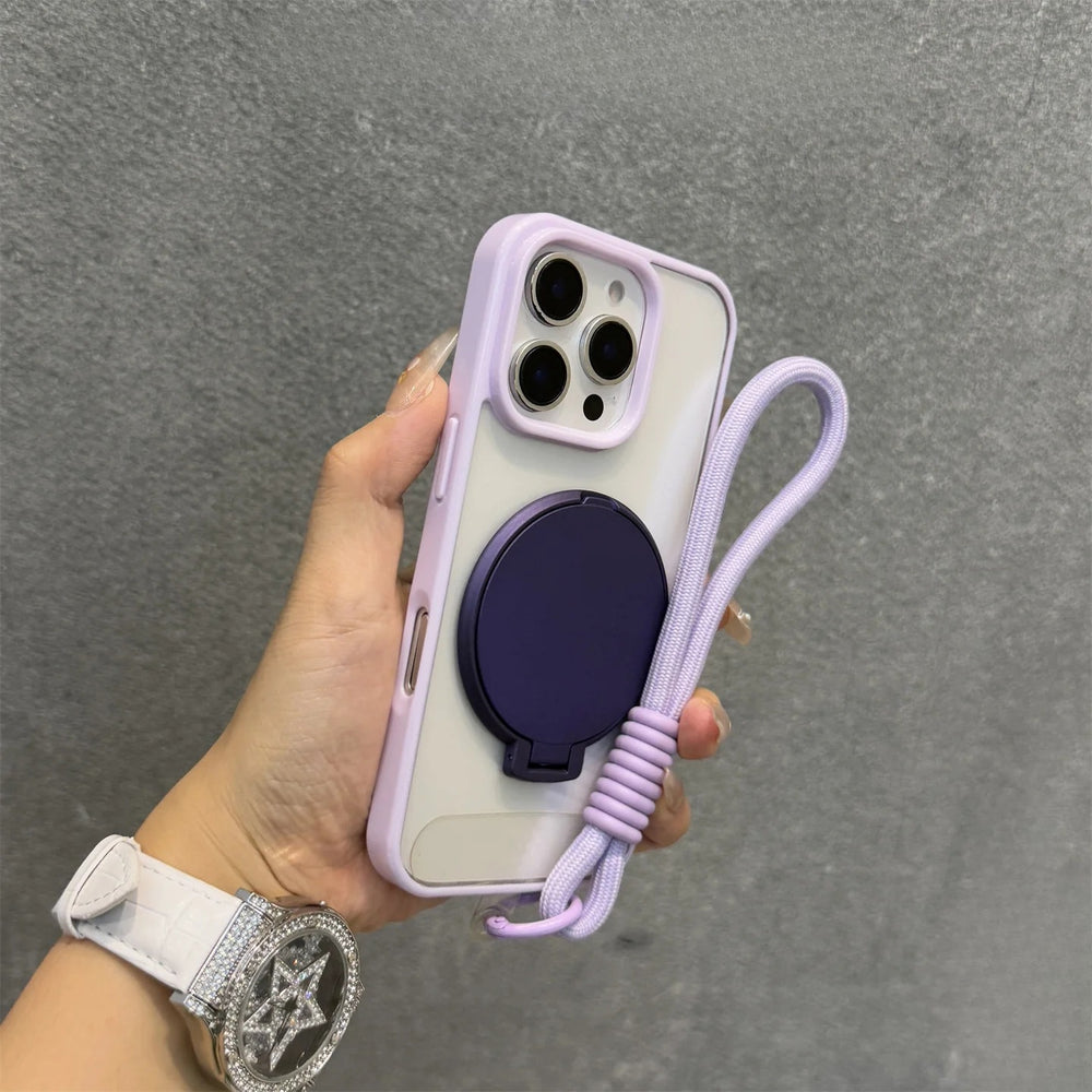 Candy Color Case Makeup Mirror Case for iPhone