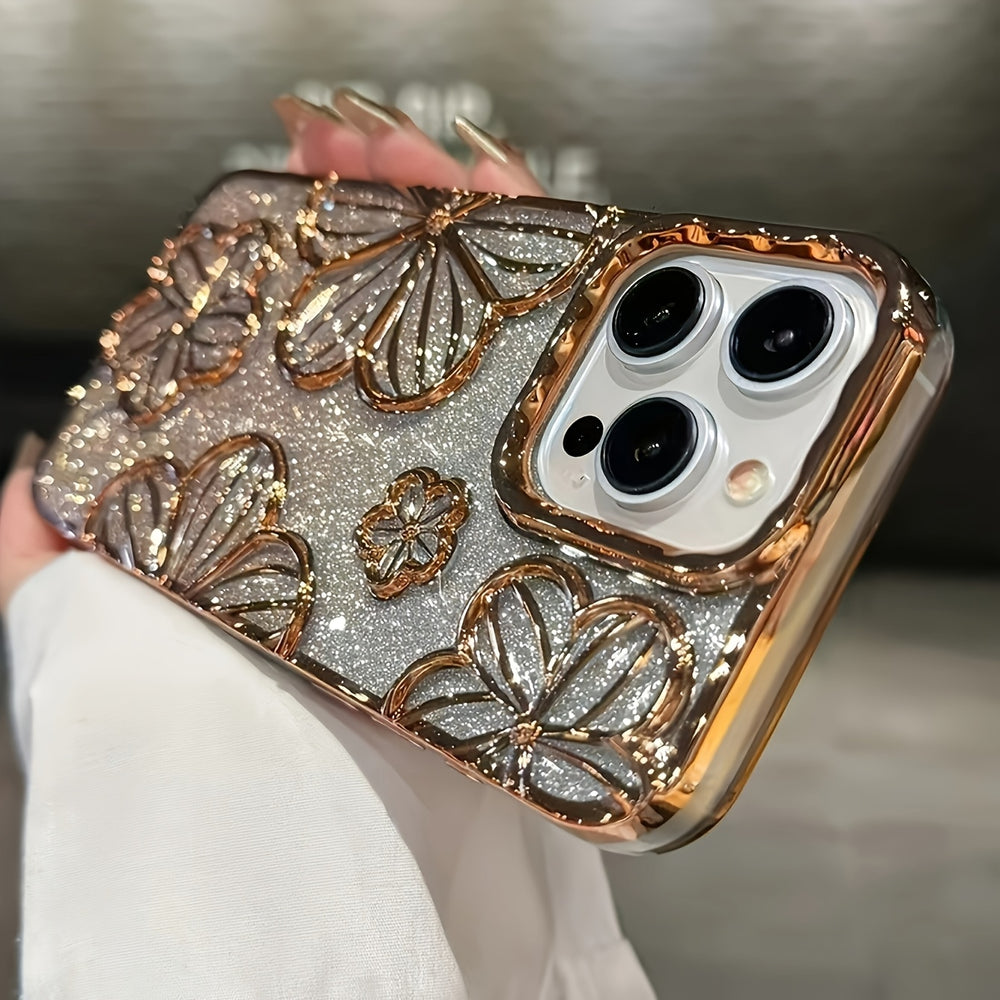 Retro Hollow Oil Painting  Case For iPhone