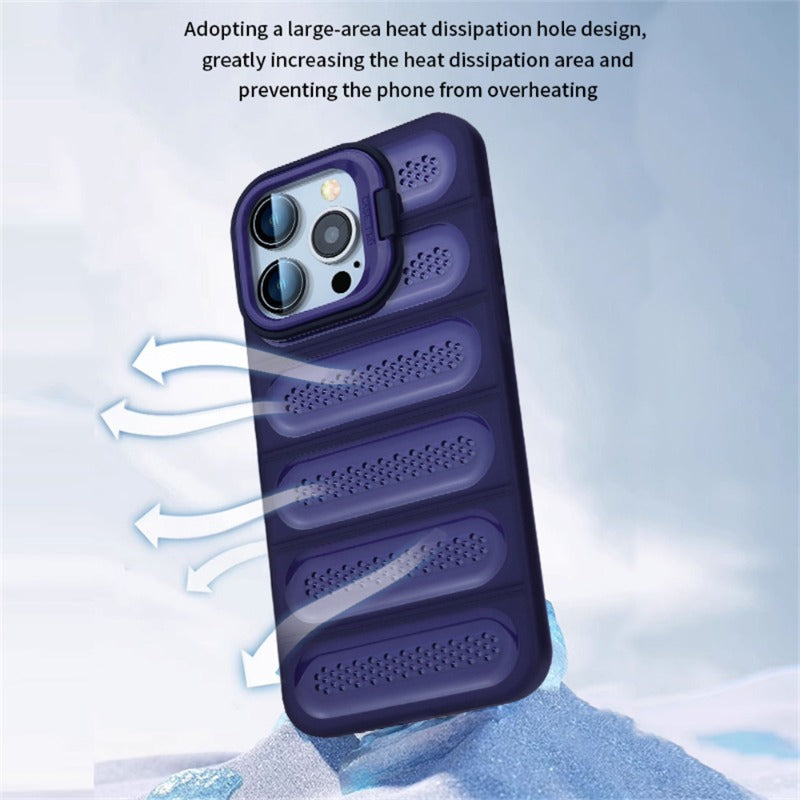Invisible bracket coolingprotective case a Case for iPhone