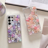 Rhinestone Luxury Bow Flower Phone Case for Samsung