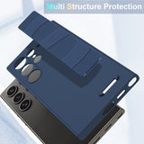 Silicone Wristband Full-Coverage Transparent Frosted Phone Case for Samsung