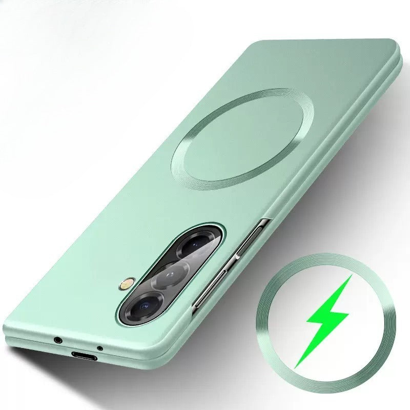 Plating Frosting MatteMagsafe Wireless Charge Case For Samsung