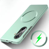 Plating Frosting MatteMagsafe Wireless Charge Case For Samsung