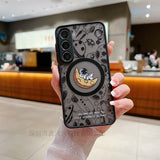 Astronaut Cartoon Graffiti Skin-Sensitive Magnetic Phone Case for Samsung