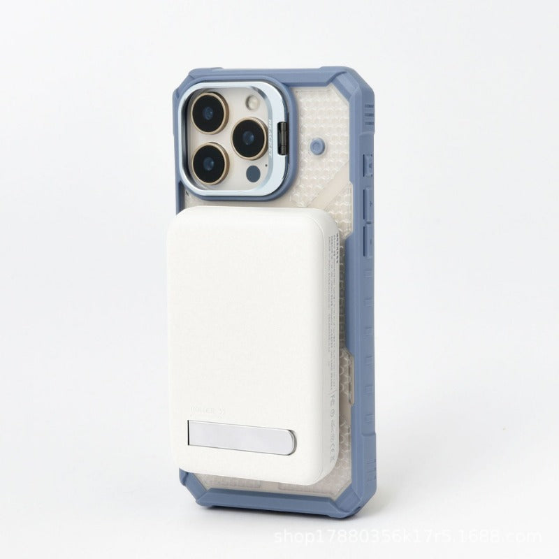Magsafe Magnetic Wireless Charging  Camera Lens Holder Case for iPhone