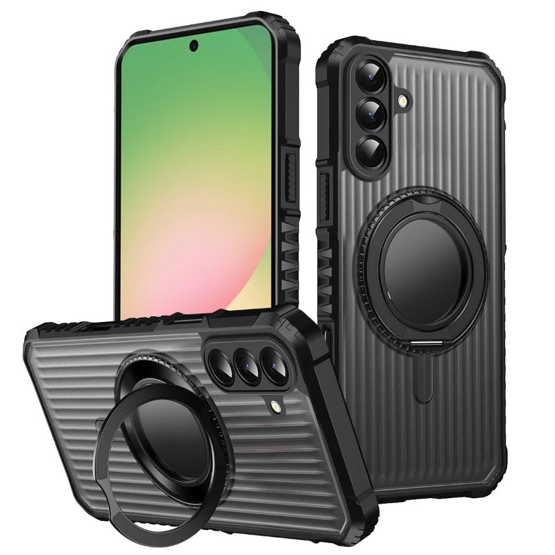 360° Rotate Ring Stand Military Grade Magnetic Case for Samsung