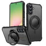 360° Rotate Ring Stand Military Grade Magnetic Case for Samsung