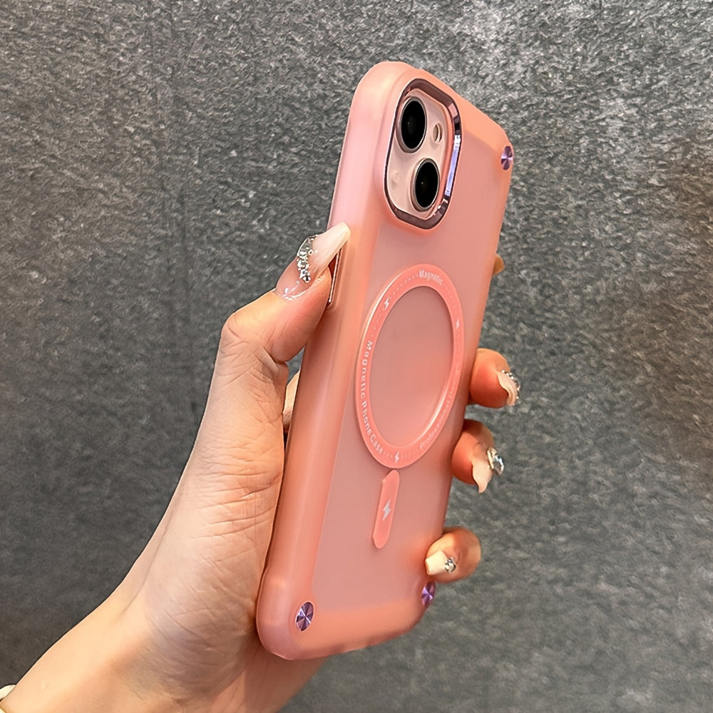 Magsafe Magnetic Translucent Shockproof Wireless Charging Case for iPhone
