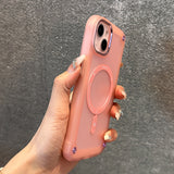Magsafe Magnetic Translucent Shockproof Wireless Charging Case for iPhone