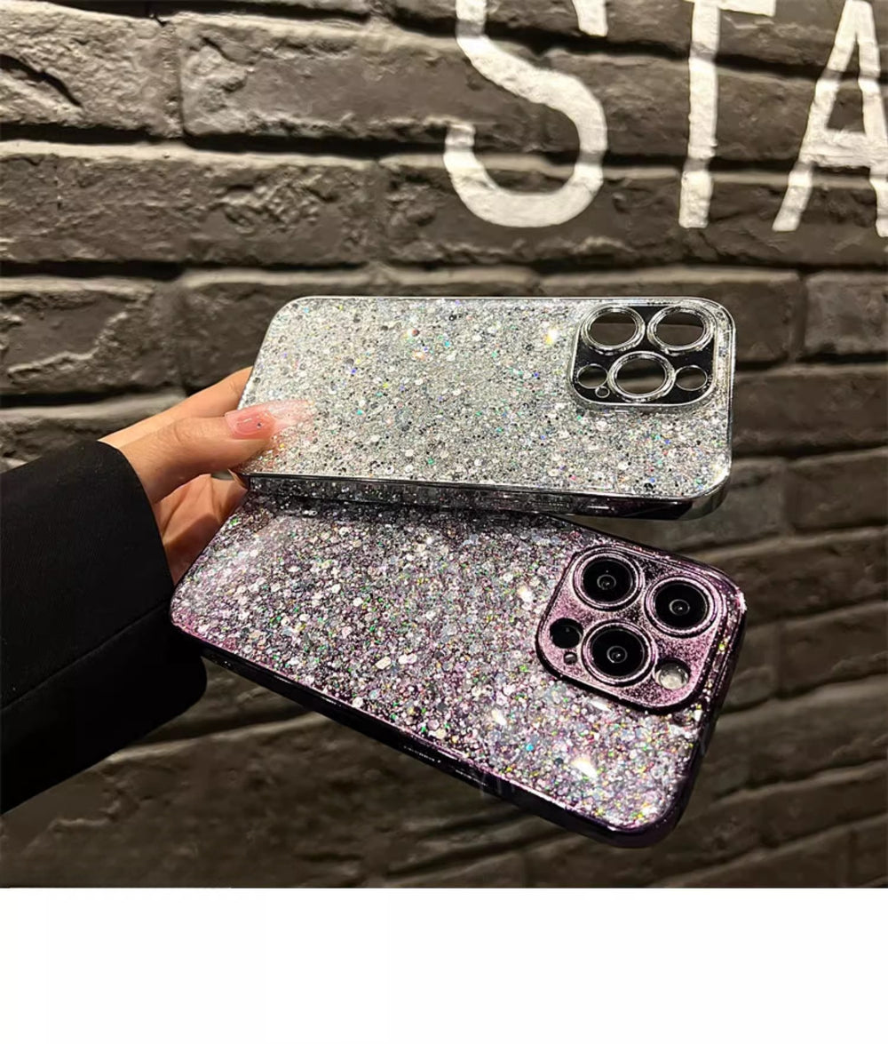 High-grade glitter electroplating Case For iPhone