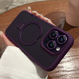 Magnetic Holder Armor Wireless Case For iPhone