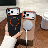 Ultrathin Simple Wireless Charging Soft Matte for Magnetic Phone Case for IPhone