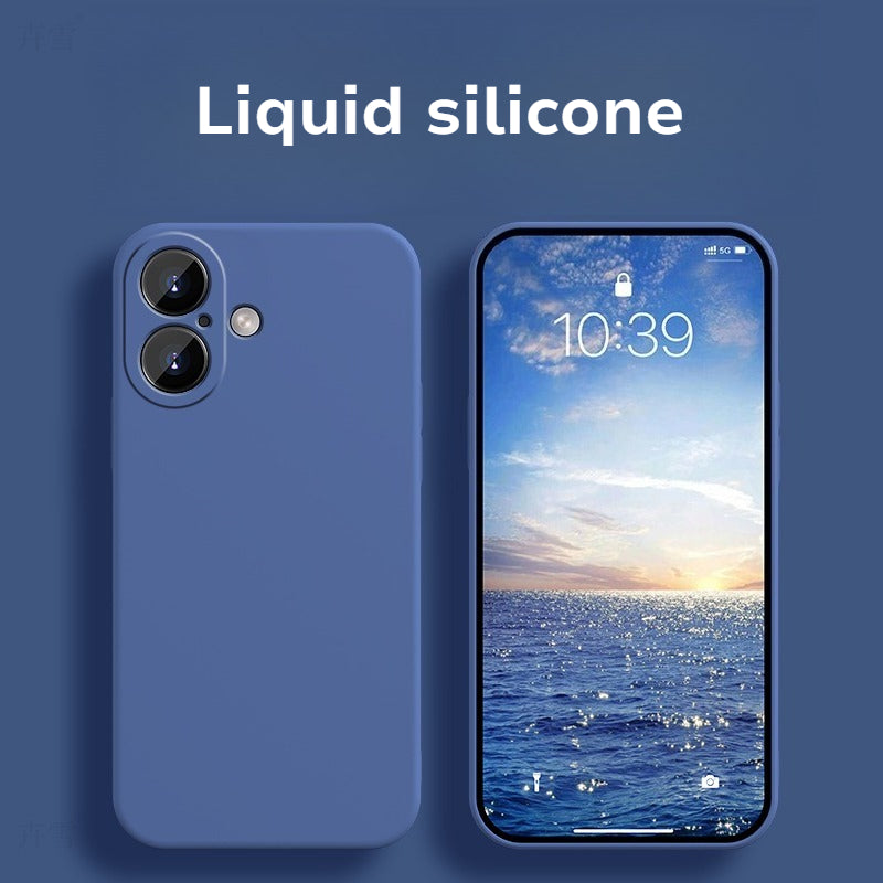 New Liquid Silicone Anti-Fingerprint Anti-Drop Skin-Friendly Phone Case for IPhone