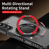 360° Rotate Ring Stand Military Grade Magnetic Case for Samsung