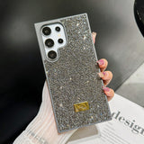 Luxury Flashing Swan Shockproof and Anti Drop Back Phone Case for Samsung