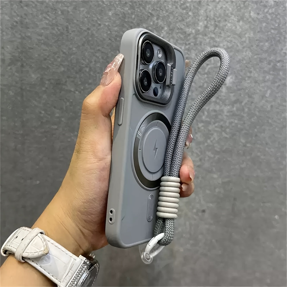 Magnetic Lanyard Camera Holde Case For iPhone