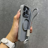 Magnetic Lanyard Camera Holde Case For iPhone