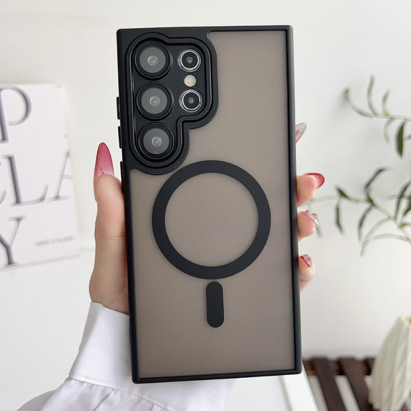 Skin-Friendly Magnetic Shockproof Phone Case for Samsung