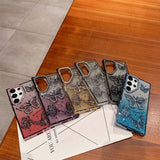 Luxury Diamond Butterfly Premium Phone Case for Samsung
