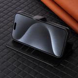 Leather Faux Leather Case for iPhone