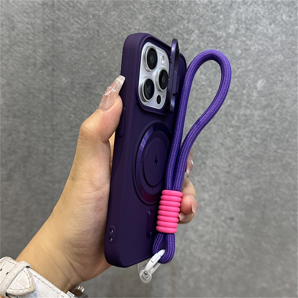 Magnetic Lanyard Camera Holde Case For iPhone