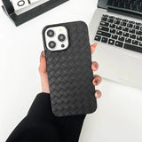 Magsafe Braided Textured Silicone Knitted Pattern Breathable Case for iPhone