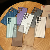 Corrugated Textured Frosted Shockproof Phone Case for Samsung