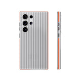 Corrugated Grating Anti-Slip Strip Magnetic Skin-Feel Full-Coverage Drop-Proof Phone Case for Samsung